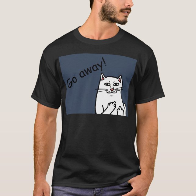 Naughty Cat T-Shirt (Vorderseite)