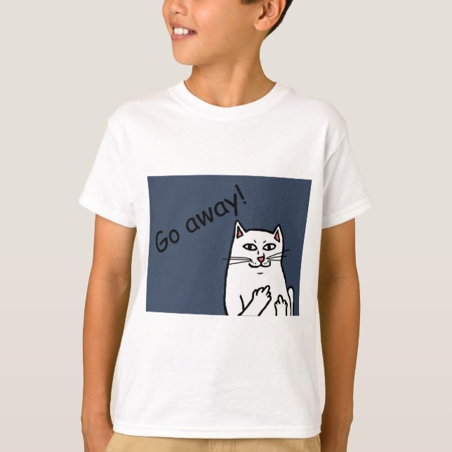 Naughty Cat T-Shirt (Vorderseite)