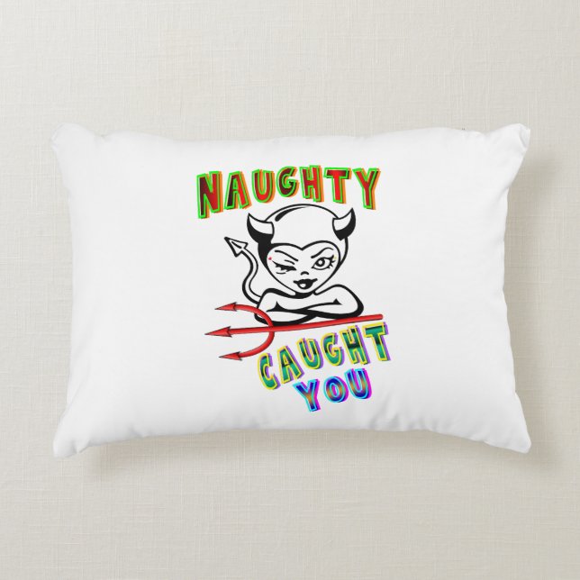 Naughty Caught Dekokissen (Vorderseite)