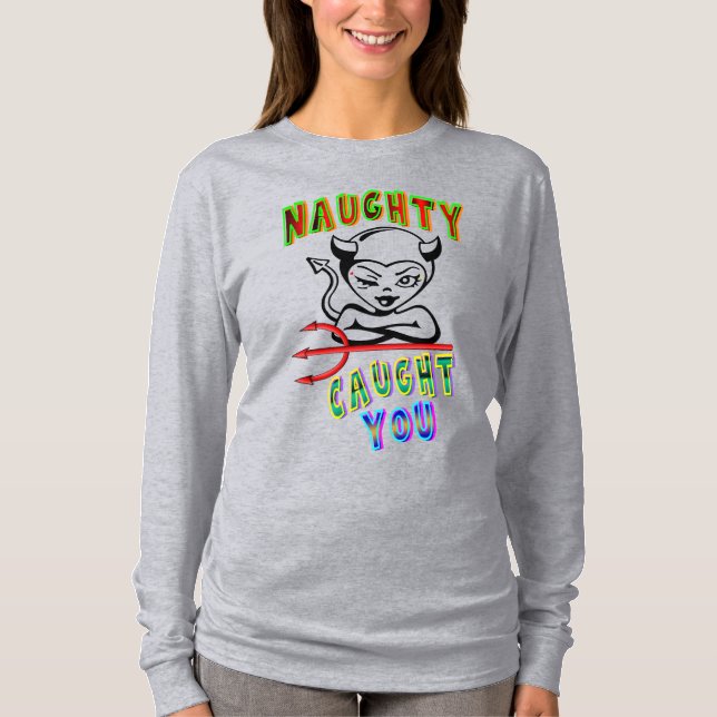 Naughty Caught T-Shirt (Vorderseite)