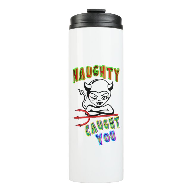 Naughty Caught Thermosbecher (Vorderseite)