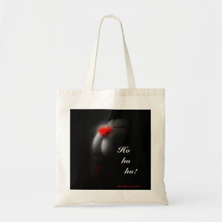 Naughty Cheeky Christmas Shopper Bag Leinwand Tasc Tragetasche