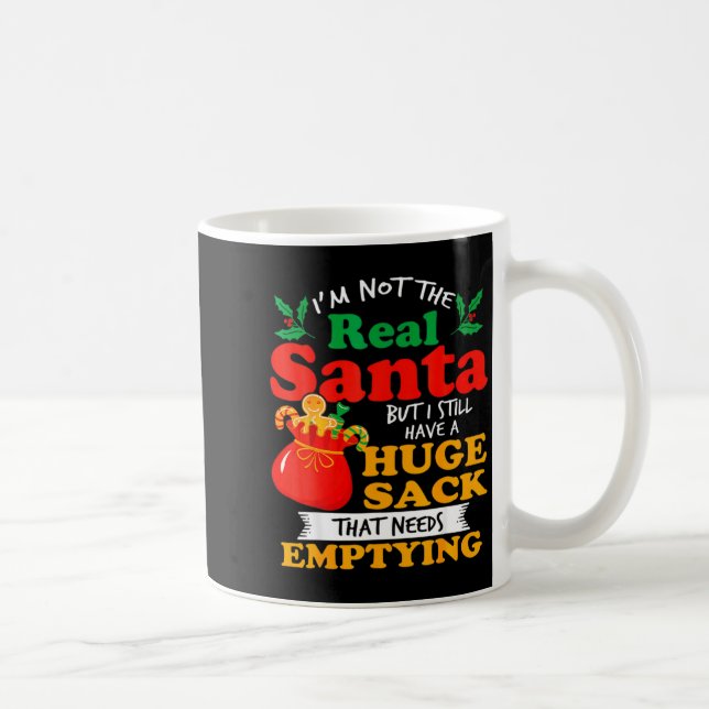 Naughty Christmas For Men Huge Package Sack Dirty  Kaffeetasse (Rechts)