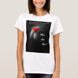 Naughty Christmas Ho Santa Joke Ladys T - Shirt