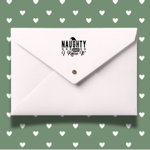 Naughty Christmas lustig Permastempel