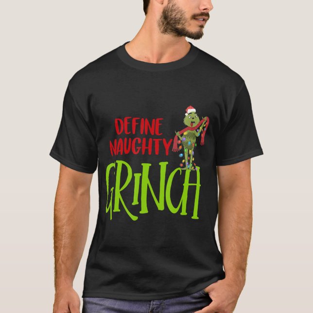 Naughty definieren T-Shirt (Vorderseite)