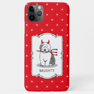 Naughty Devil Old English Sheepdog (Gray 1) Case-Mate iPhone Hülle