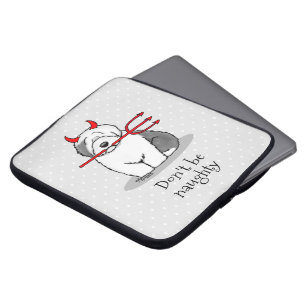 Naughty Devil Old English Sheepdog (Gray 1) Laptopschutzhülle
