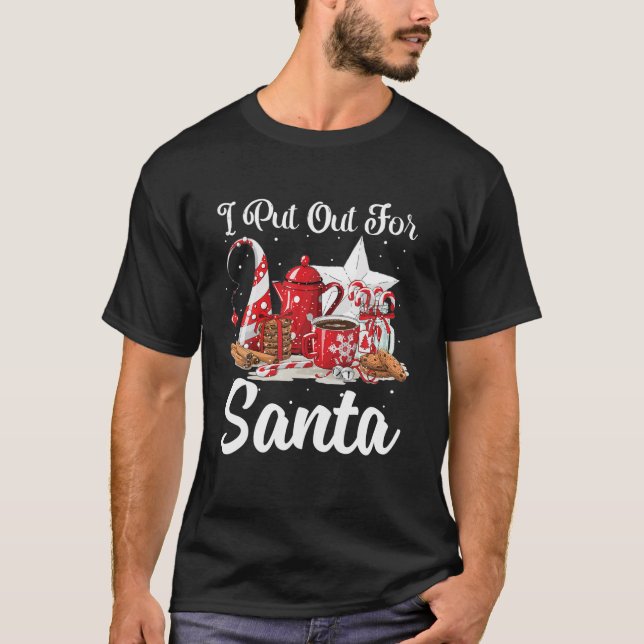 Naughty, die ich für Weihnachtslustig ausstelle T-Shirt (Vorderseite)