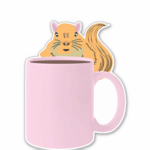 Naughty-Eichhörnchen #135 Aufkleber