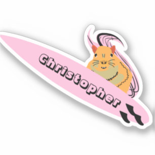 Naughty Eichhörnchen #139 Surfen Aufkleber