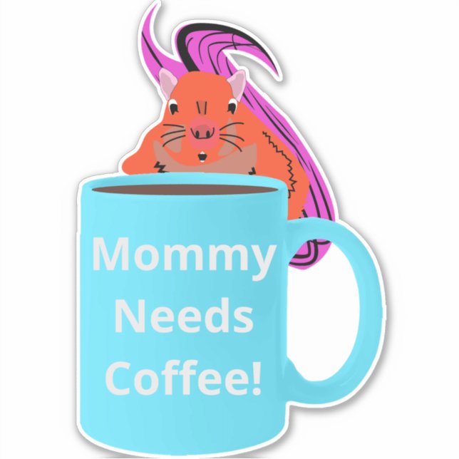 Naughty Eichhörnchen #156 Coffee Cup Aufkleber (Vorderseite)