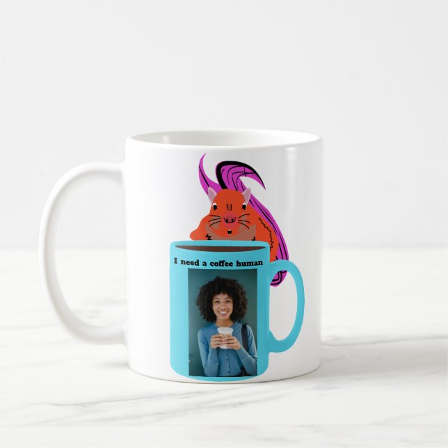 Naughty Eichhörnchen #156 Coffee Human Kaffeetasse (Links)