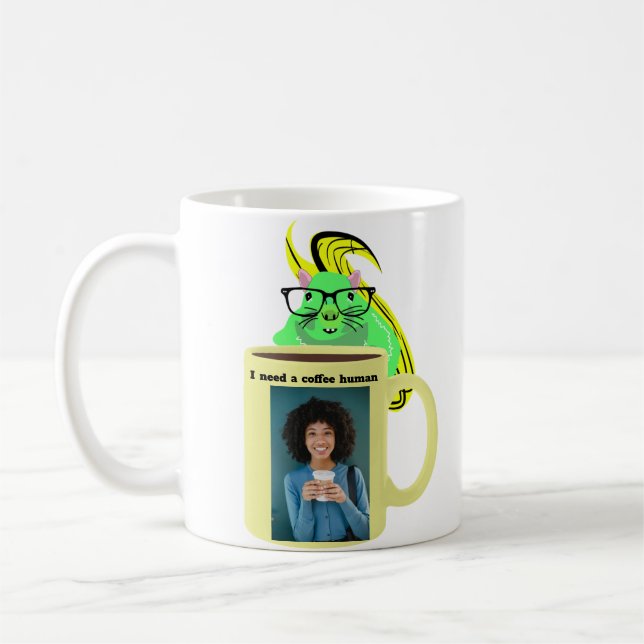 Naughty Eichhörnchen #167 Coffee Human Kaffeetasse (Links)