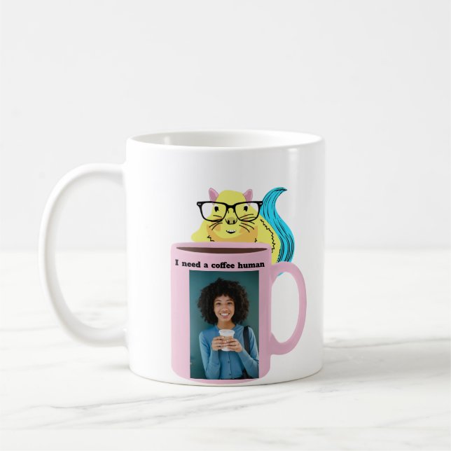 Naughty Eichhörnchen #168 Coffee Human Kaffeetasse (Links)