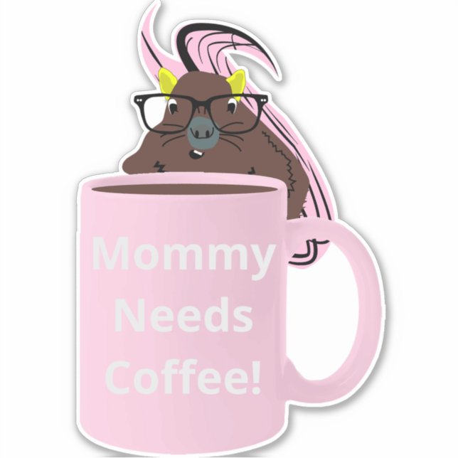 Naughty Eichhörnchen #211 Coffee Cup Aufkleber (Vorderseite)