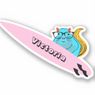 Naughty Eichhörnchen #2196 Surfen Aufkleber