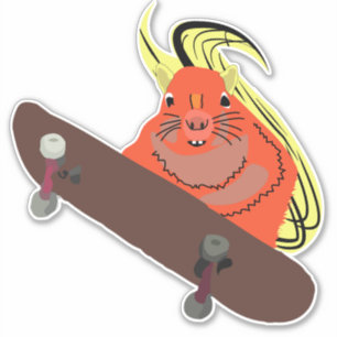 Naughty-Eichhörnchen #241 Aufkleber
