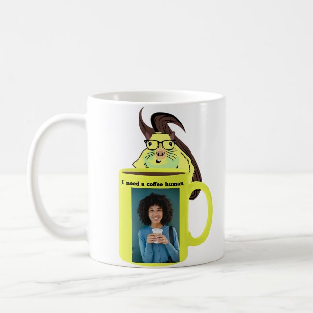 Naughty Eichhörnchen #250 Coffee Human Kaffeetasse (Links)
