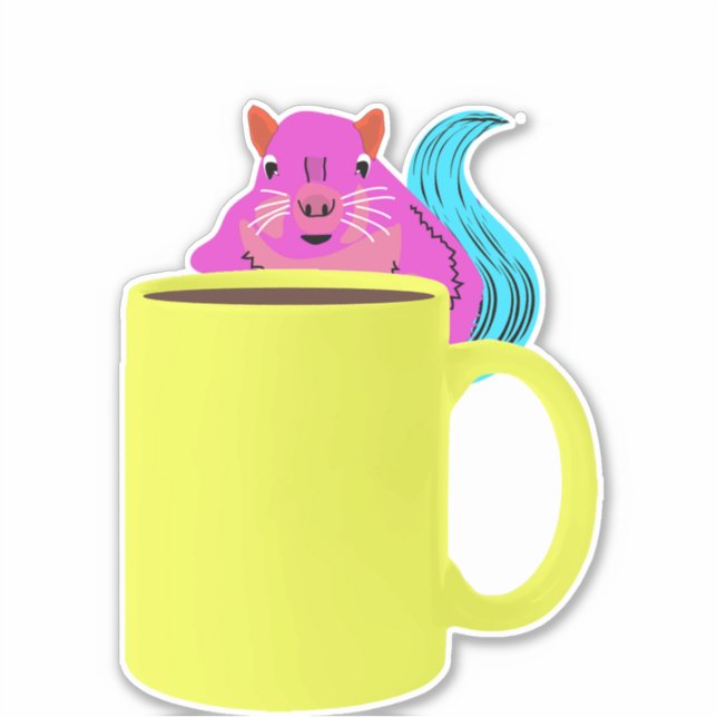 Naughty-Eichhörnchen #279 Aufkleber (Vorderseite)