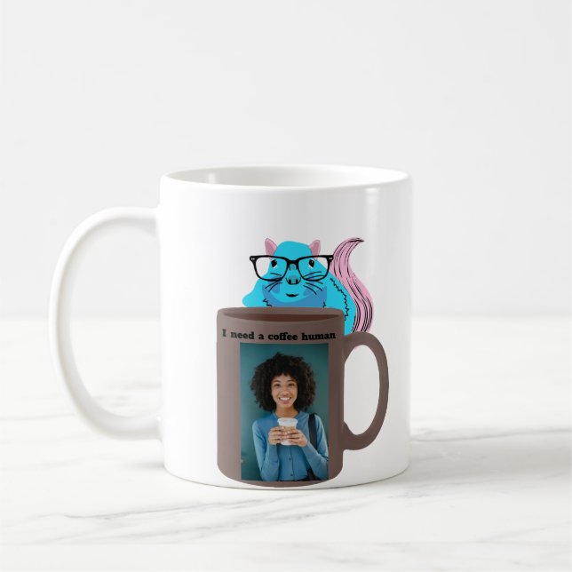 Naughty Eichhörnchen #318 Coffee Human Kaffeetasse (Links)