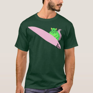 Naughty Eichhörnchen 361 Surfen T-Shirt