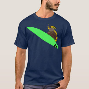 Naughty Eichhörnchen 364 Surfen T-Shirt