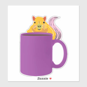 Naughty-Eichhörnchen #411 Aufkleber