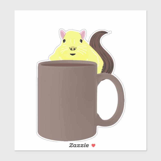 Naughty-Eichhörnchen #432 Aufkleber (Blatt)