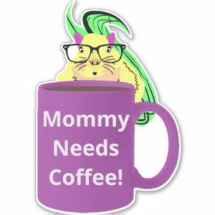 Naughty Eichhörnchen #436 Coffee Cup Aufkleber