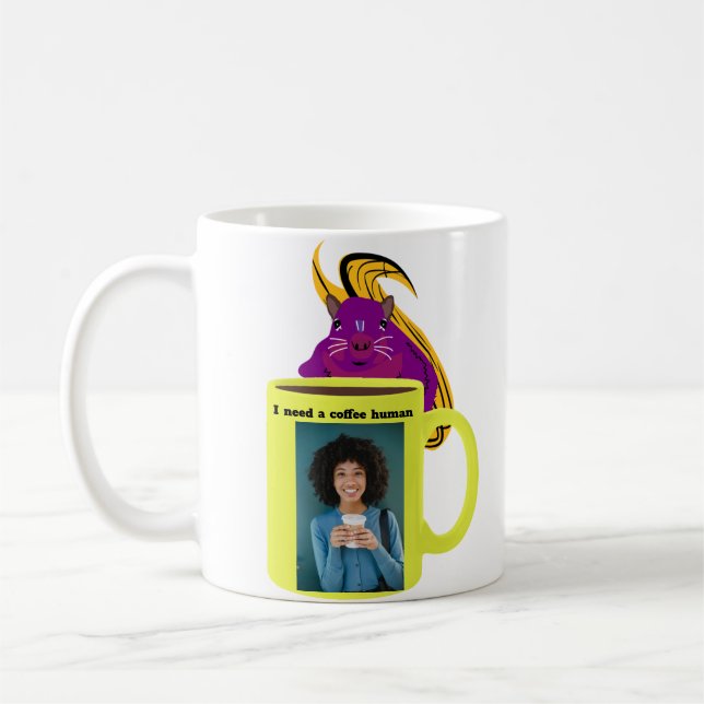 Naughty Eichhörnchen #449 Coffee Human Kaffeetasse (Links)