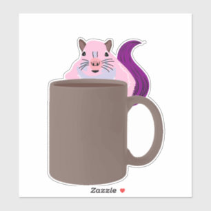 Naughty-Eichhörnchen #456 Aufkleber