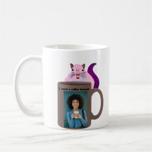 Naughty Eichhörnchen #456 Coffee Human Kaffeetasse