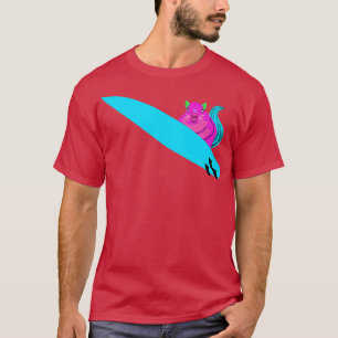Naughty Eichhörnchen 45 Surfen T-Shirt