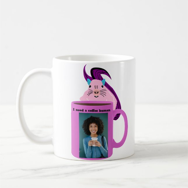 Naughty Eichhörnchen #465 Coffee Human Kaffeetasse (Links)