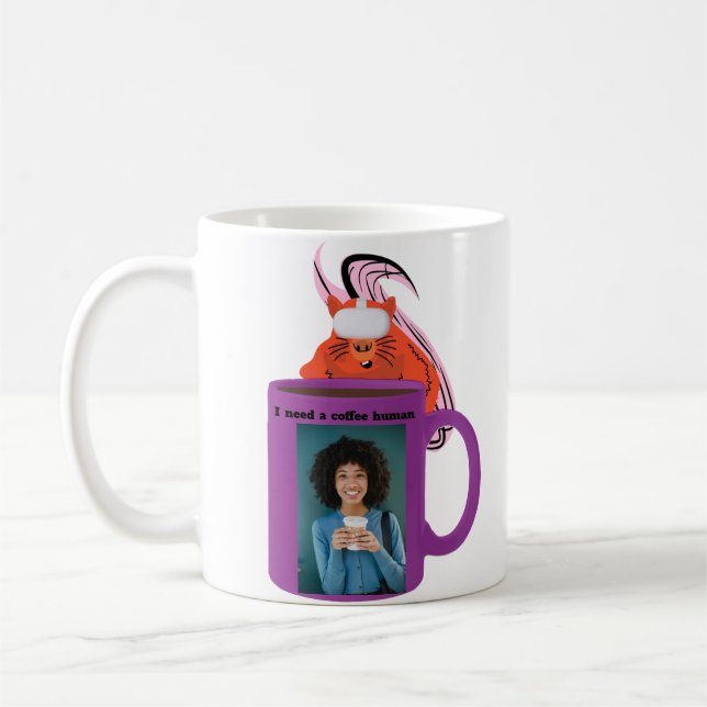 Naughty Eichhörnchen #469 Coffee Human Kaffeetasse (Links)