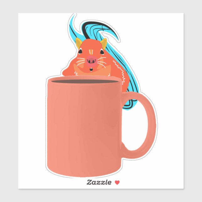 Naughty-Eichhörnchen #485 Aufkleber (Blatt)