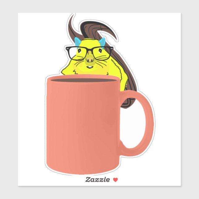 Naughty-Eichhörnchen #493 Aufkleber (Blatt)