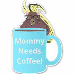 Naughty Eichhörnchen #524 Coffee Cup Aufkleber