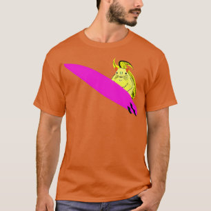 Naughty Eichhörnchen 527 Surfen T-Shirt