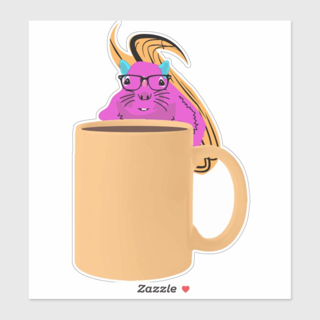 Naughty-Eichhörnchen #559 Aufkleber (Blatt)