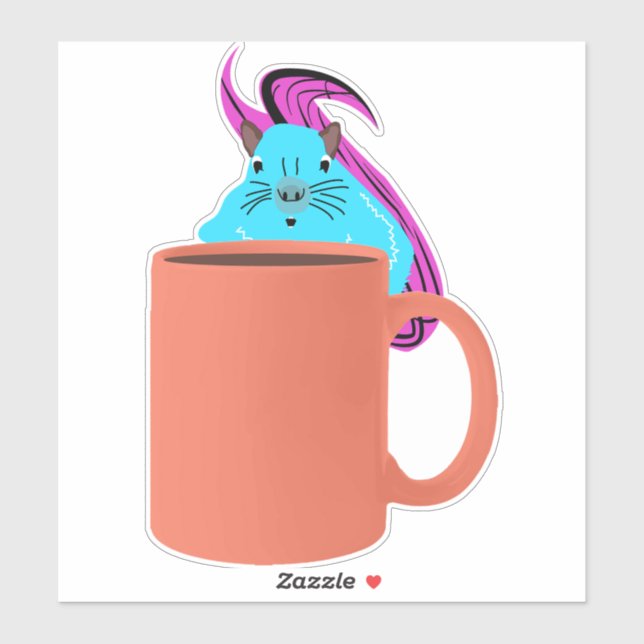 Naughty-Eichhörnchen #638 Aufkleber (Blatt)