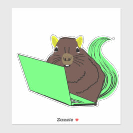 Naughty-Eichhörnchen #64 Aufkleber