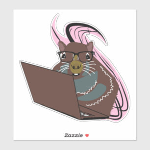 Naughty Eichhörnchen #90 Aufkleber