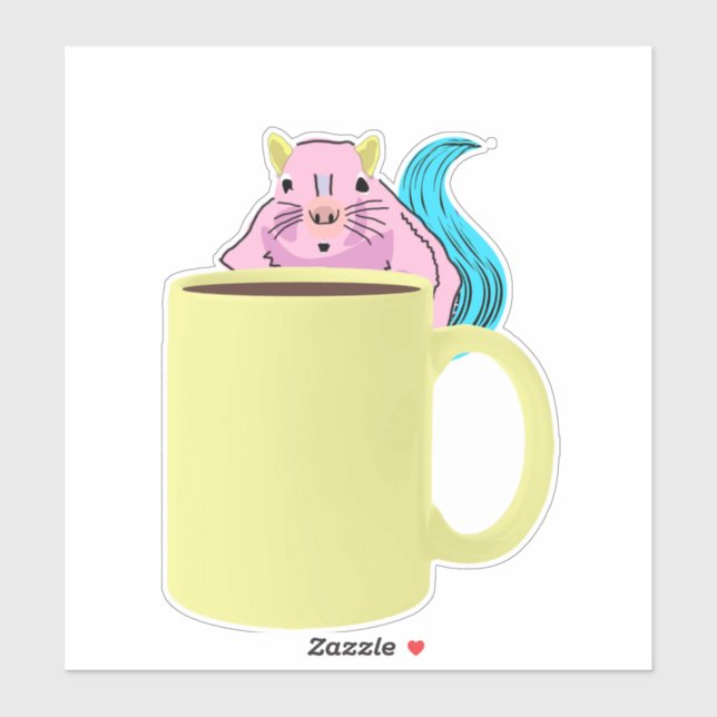 Naughty-Eichhörnchen #921 Aufkleber (Blatt)