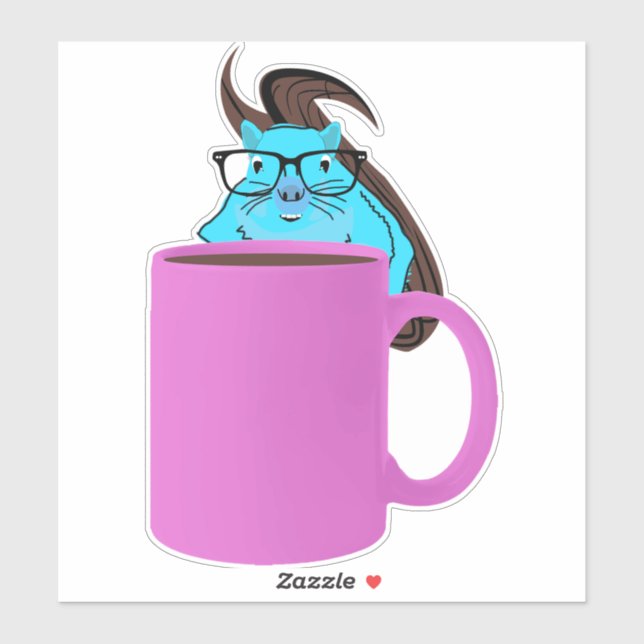 Naughty-Eichhörnchen #938 Aufkleber (Blatt)