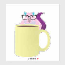 Naughty-Eichhörnchen #978 Aufkleber