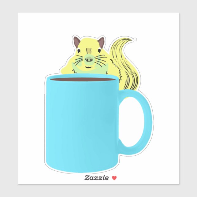 Naughty-Eichhörnchen #978 Aufkleber (Blatt)