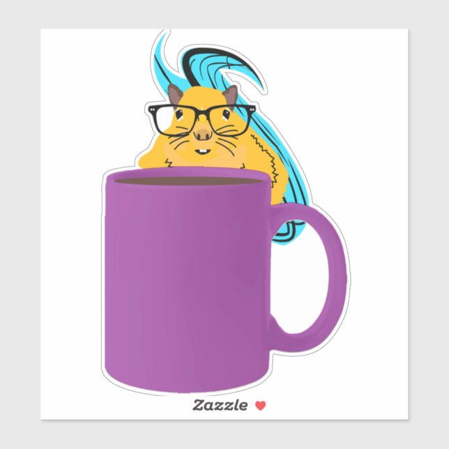 Naughty-Eichhörnchen #978 Aufkleber (Blatt)