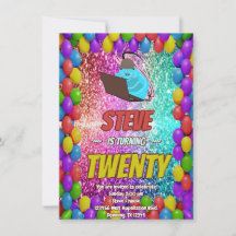 Naughty Eichhörnchen Internet-Party Geburtstag Ein